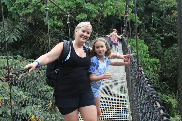 Deep immersion in the primary rainforest of La Fortuna featuring dense jungle flora