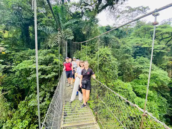 Eco-friendly tourism trails designed for safe wildlife observation in La Fortuna