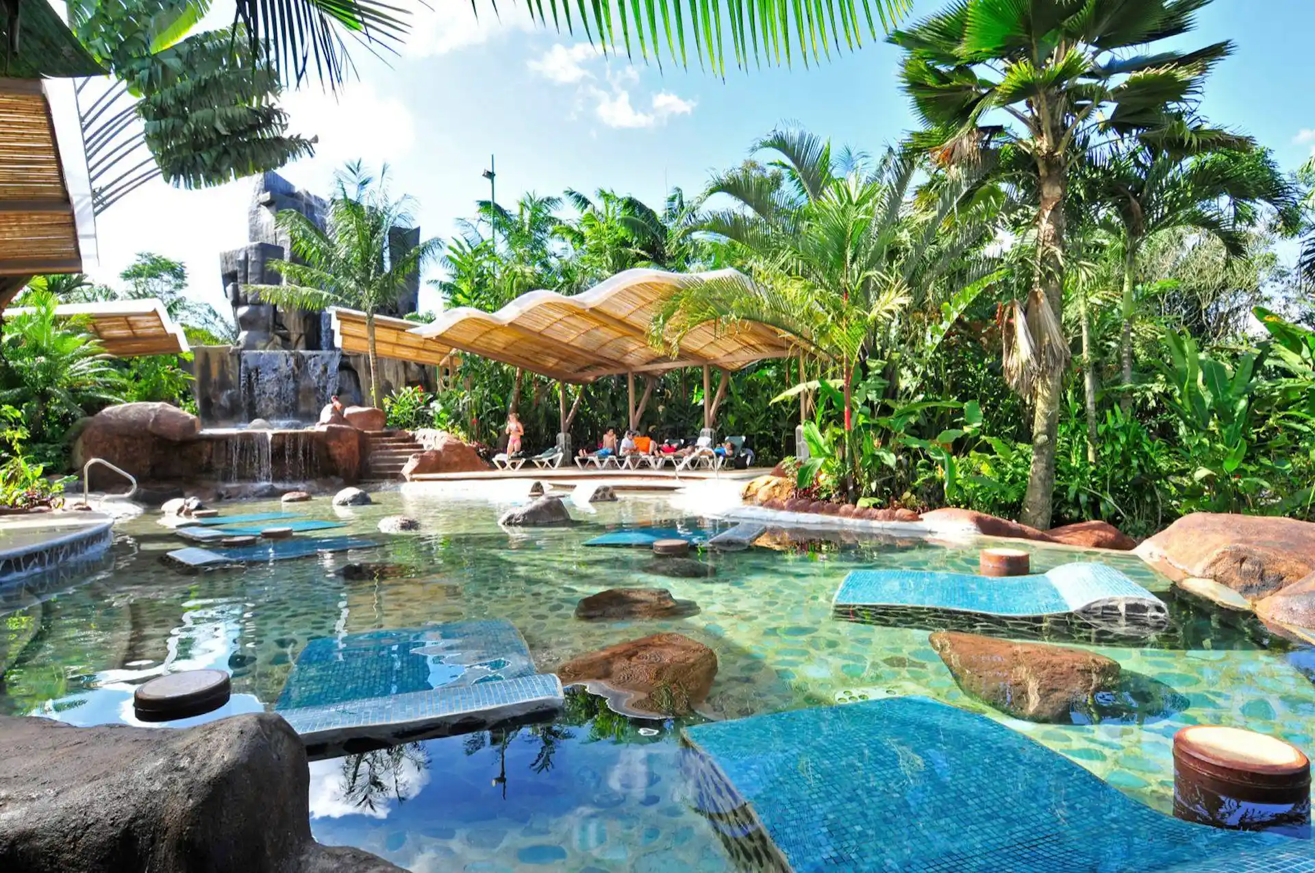 Relaxing at Baldi Hot Springs Resort in Arenal