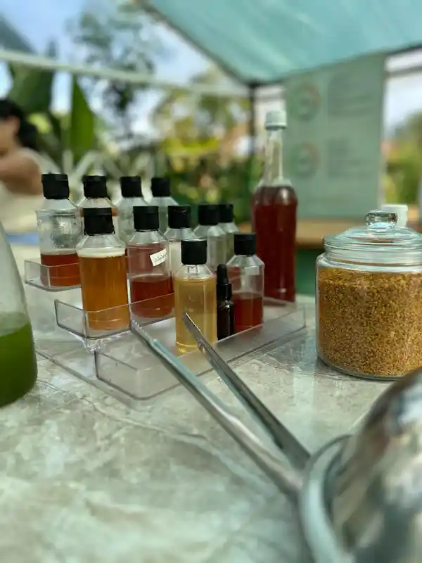 Sustainable farm-to-table experience highlighting the role of pollinators in food production