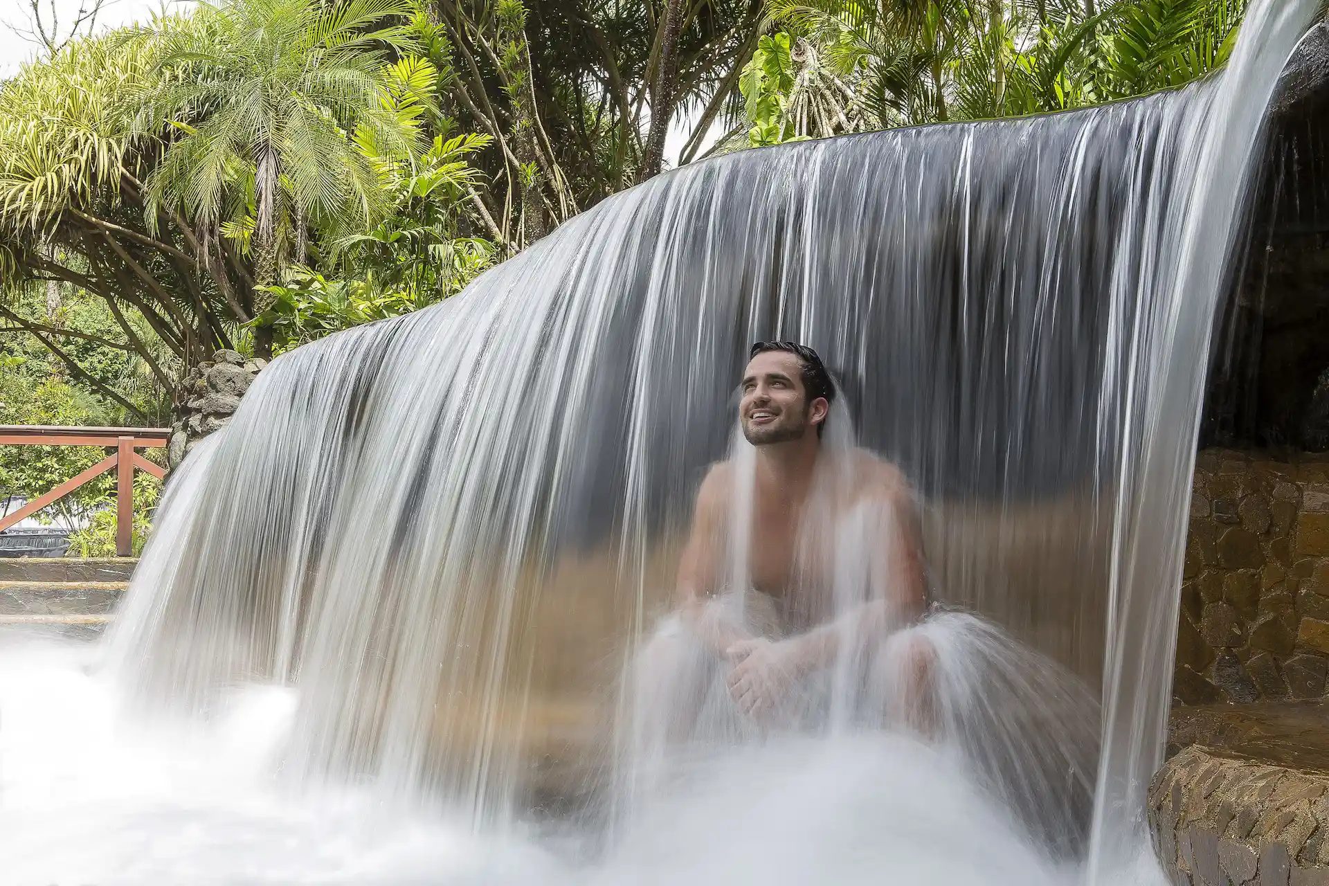World-class luxury thermal river at Tabacon Resort Arenal