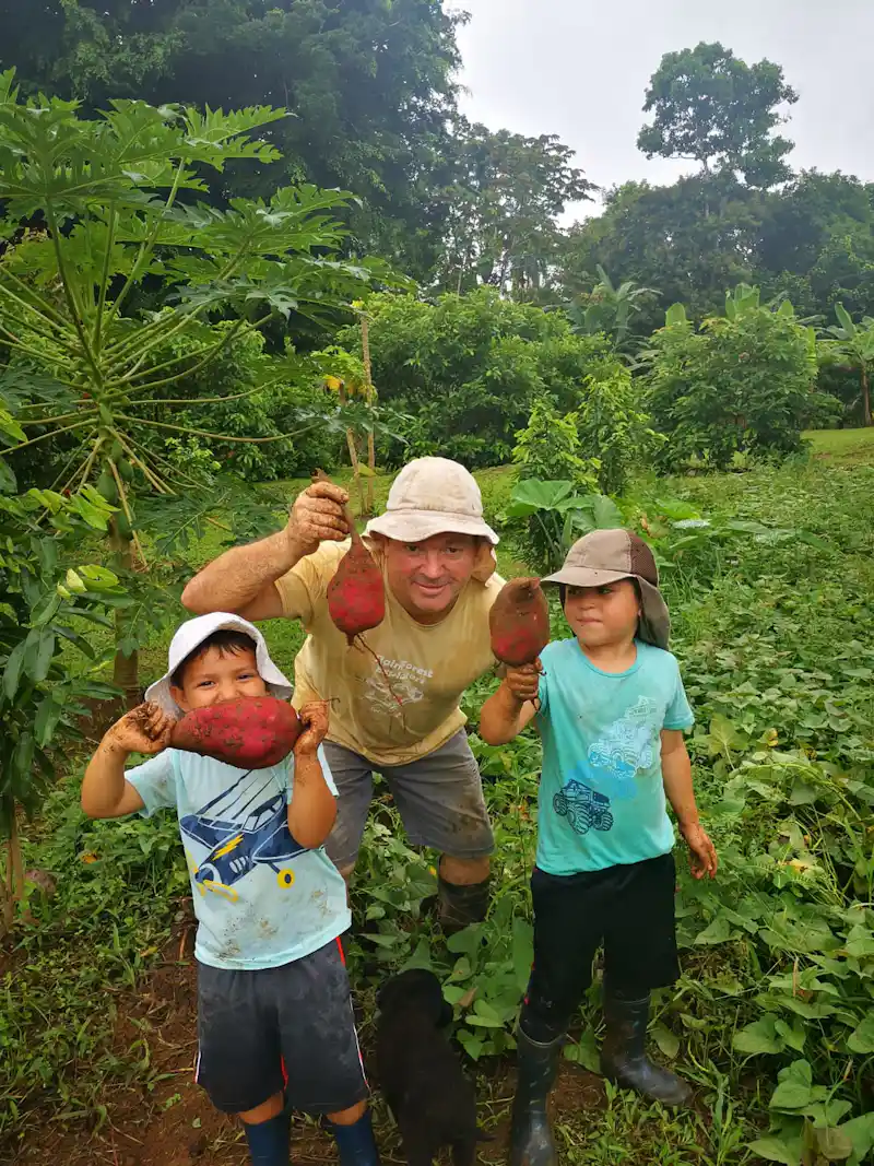 The Rodriguez family and guides at Rainforest Explorers in Arenal